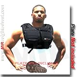 (Weekly Sale - 50% Off !) NEW! MIR Short Style Workout Plate weight Vest / Hold Up To 40LBS Weighted Vest---Fast Shipping, Great Quality, Worth Every Penny!!!(One size fits all.)