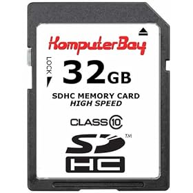 KOMPUTERBAY 32 Go Carte SDHC Extreme vitesse SDHC Class carte m�moire 10 (20 Mo / s)
