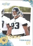Tyson Alualu RC - Jacksonville Jaguars (RC - Rookie Card) 2010 Score Football Card - NFL Trading Card in Screwdown Case