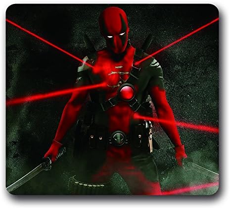 Deadpool Non-Slip Mouse Pad,Marvel Comics Water Resistant Rubber 10"*9"