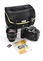 practical Nikon D300s savings set Nr.6! Nikon camera D300s Nikon CF SLR system bag Nikon objective AF 14mm 2,8 D OD ExtreMemory SDHC Card performance 8 GB memory card Bilora 204 display protective plastic film - present your loved ones and surprise your familiar ones with this package!