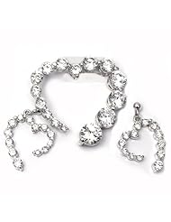 Sterling Silver Sets With Cubic Zirconia