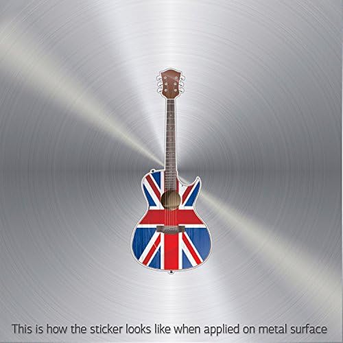 Decal Sticker Uk United Kingdom Guitar waterproof Motorbike Action Durable (7 X 2.79 In)