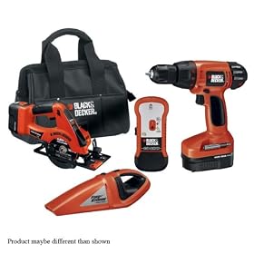 Click here to buy Bdc414 14.4v Four Piece Power Kit.
