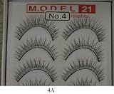 Model 21 False Eyelashes No. 4A - Light, 10 Pair