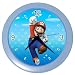 Color Wall Clock of Super Mario Jumping with Blue Mushroom Background (Super Mario Bros.)
