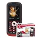 Virgin Mobile - Pack pret a telephoner - Sagem my220X Rouge