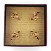 Diminutive Cranberry Napkin Rings by Michael Michaud, Gold Over Copper with Cranberry Freshwater Pearls - Set of 4