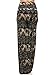2LUV Women's Antique Floral Print Palazzo Pants