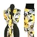 Crinkle Chiffon Big Flower Scarf / Beach Wrap/ Shoulder Wrap - 3 vibrant colors available