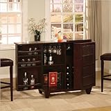 Modus Furniture Hudson Spirit Cabinet, Coffee Bean