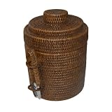 Review   / Rattan ice bucket with tongs