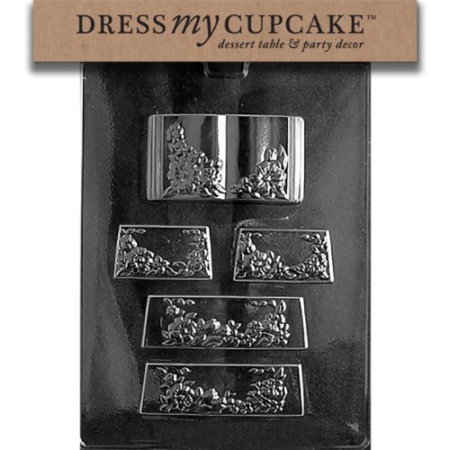 Dress My Cupcake DMCR070SET Chocolate Candy Mold, Communion Pour Box, Set of 6