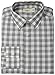 Haggar Men's Mechanical Stretch Gingham Poplin Long-Sleeve Shirt
