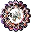 Kaleidoscope Butterfly Purple Wind Spinner