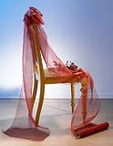 Produkt-Bild: Organza Stoff 10m x 0,40m in Bordeaux - Rot