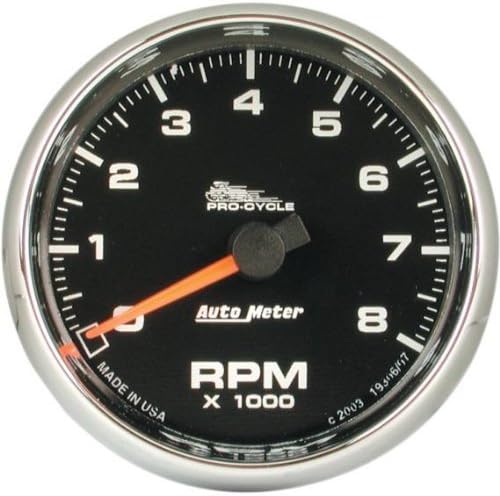 BKRider 2-5/8 Electronic Black Face Tachometers For Harley-Davidson (ZZ 2211-0007)