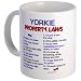 Yorkie Property Laws Funny Ceramic Coffee Mug