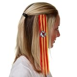 NFL Kansas City Chiefs Ladies Red-Gold Sports Extension Hair Clips -