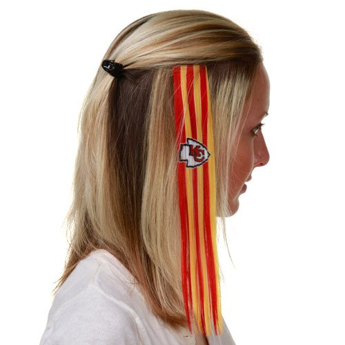 Kansas City Chiefs Ladies Red-Gold Sports Extension Hair Clips -