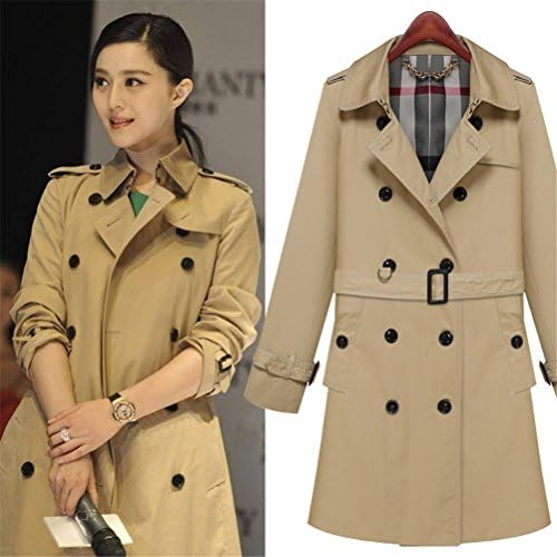 HYS Fashion Women Lady New Autumn Slim Long Sleeve Trench Long Coat - HY-5713