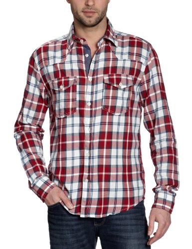 JACK & JONES Herren Freizeithemd, kariert 12053738 POWER SHIRT LS PB SPRING 2012, Gr. 52 ( Preisvergleich