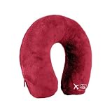Lug Snuz Sac - U Shaped Pillow and Blanket - Great for travel and long haul flights (Red)