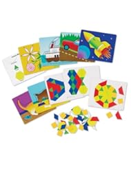 Office Product: Learning Resources Magnetic Pattern Block Activity Set - Learning Resources