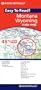 Rand Mcnally Easy to Read Montana/Wyoming: State Map
