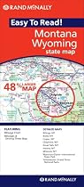 Rand Mcnally Easy to Read Montana/Wyoming: State Map (Rand McNally Easy to Read!)