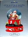 coca-cola santa,musical snow globe