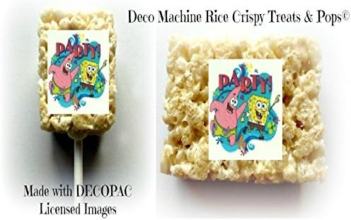 24 Count Spongebob Square Pants Patrick Starfish Party Rice Crispy Treats and Pops Made With Licensed Edible Images