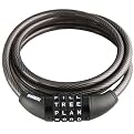 Wordlock 4 Wheel Cable Lock Black 10mm 6ft