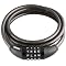 Wordlock 4 Wheel Cable Lock Black 10mm 6ft