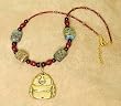 Bronze Buddha Pendant Necklace - Free Shipping!