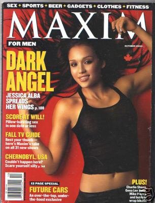 MAXIM October 2000 Jessica Alba Dark Angel