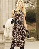 Newport News Leopard-print tulip skirt