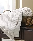 Summit Sand Chenille Sofa Throw Blanket