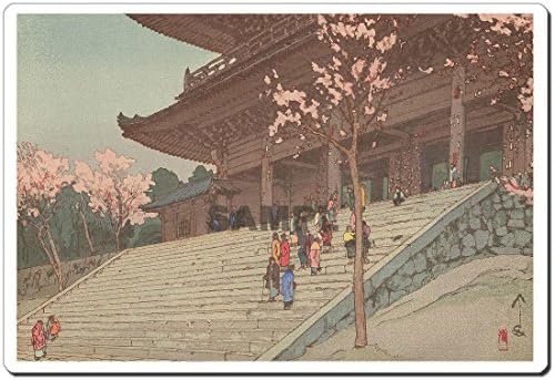6001 Yoshida Hiroshi - The Choin-in Temple Gate ukiyo-e mouse pad MADE IN JAPAN