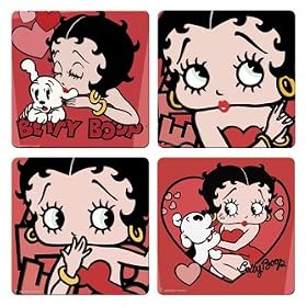 Betty Boop Coasters Set of Four by Vandor
