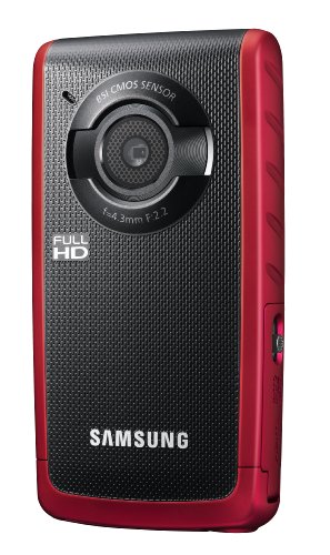Samsung HMX-W200 Waterproof HD Recording with 2.4-inch LCD Screen (Red)
