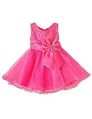 Toddler Cotton/Polyester  Party Dress/Wedding Dress  With a Bow(s)