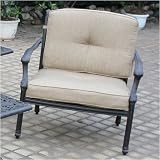 Alfresco Home 22-0320 Farfalla Deep Seating Lounge Chair with Cushion