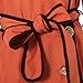 Richie House Girls Flared Top Coat with Trim