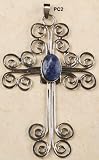 Peruvian Cross or Ornament - Sodalite