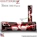 Radioactive Red Skin by WraptorSkinz TM fits XBOX 360 Factory Faceplates