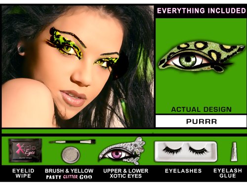 cheetah print makeup. Eyes Cheetah Print False