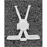 LogoArt Ohio State Buckeyes Sterling Silver Hockey Sticks Pin