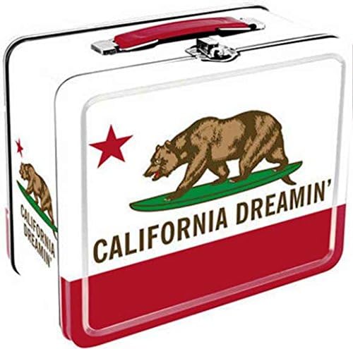 California Dreamin Street Vintage Style Metal Lunch Box