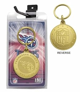 NFL Tennessee Titans Bronze Bullion Keychain